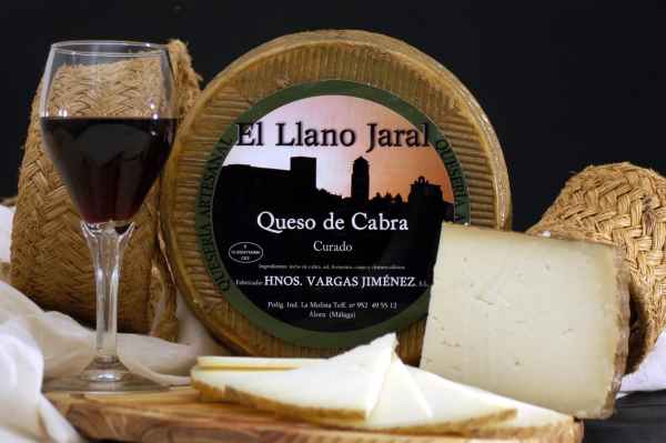 El Llano Jaral, queso artesano de cabra malaguea